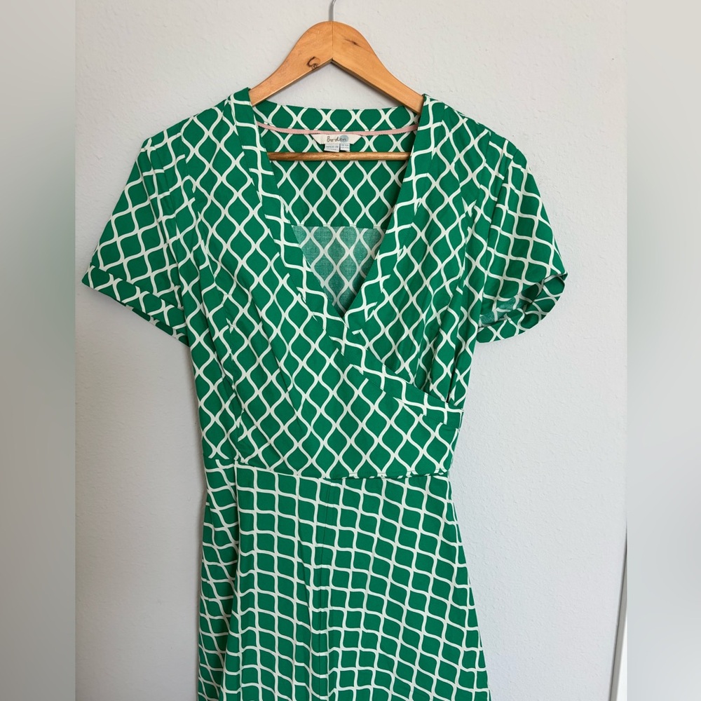 New condition Boden wrap dress. Size 12R.